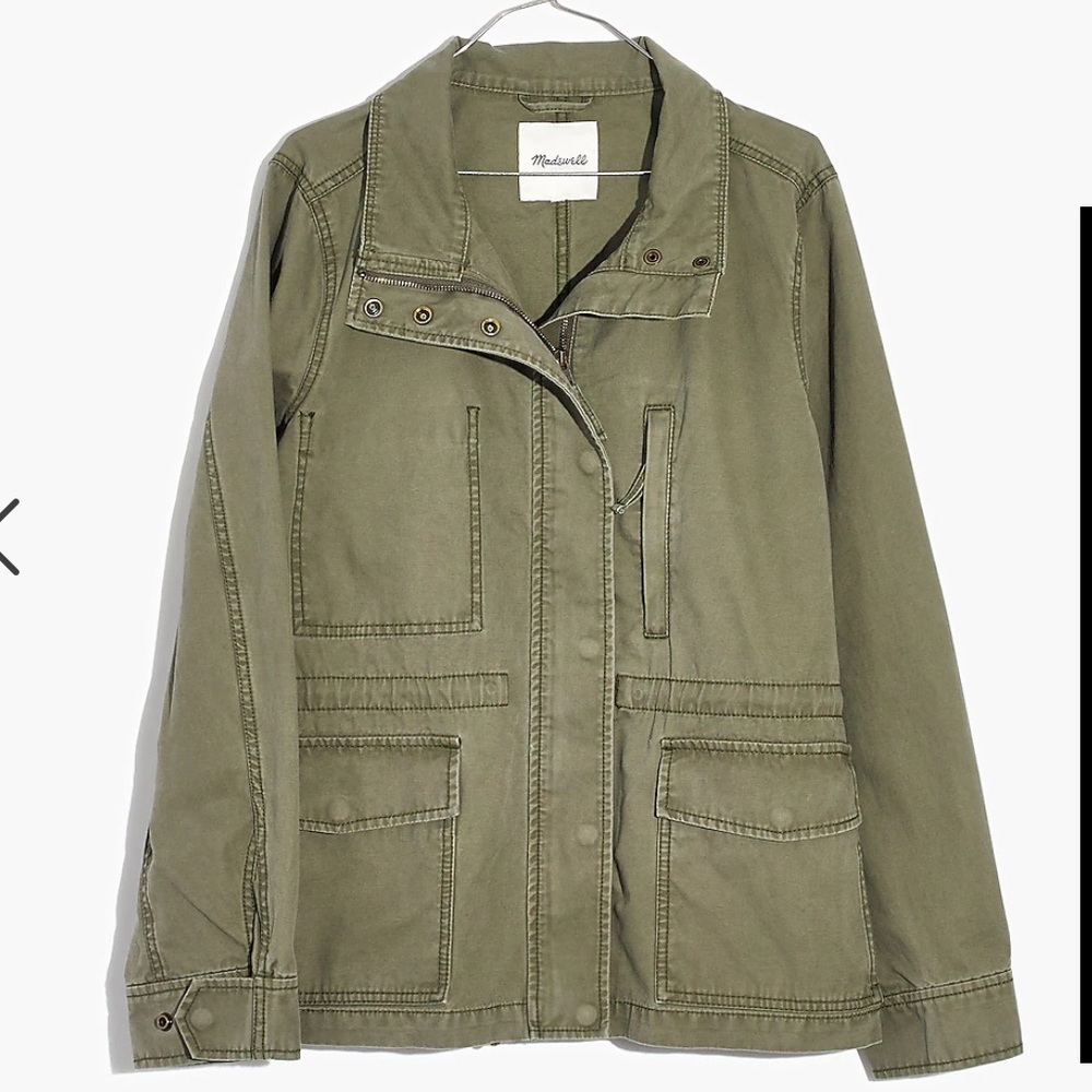 Madewell Olive Green Passage Jacket utility coat